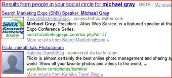 Social Search SERPS Social Search SERPS