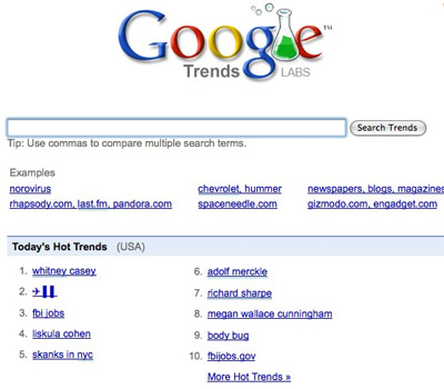 Google Trends Attack