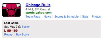 Yahoo Sports Search