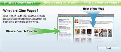 Yahoo Glue explanation step 1