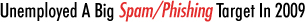 Unemployed A Big Spam/Phishing Target In 2009 Unemployed A Big Spam/Phishing Target In 2009
