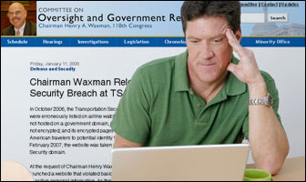 TSA Website Slammed Over Security Flaws TSA Website Slammed Over Security Flaws