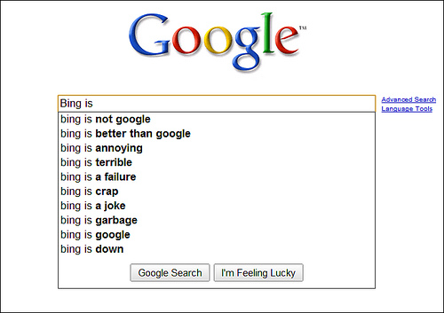 Bing is ...