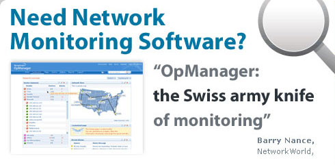 OpManager is the Swiss Army Knife of Monitoring!