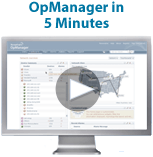 Watch the OpManager in 5 minutes video