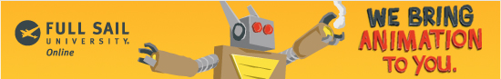 Click here
to learn more about our online Computer Animation Bachelor's Degree