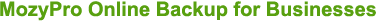 MozyPro Online Backup for Businesses