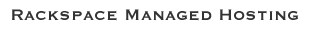 Rackspace Managed Hosting