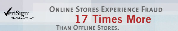 Online Stores Experience Fraud 17 Times More Than Offline Stores.