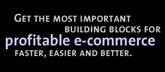 Get the most important building blocks for e-commerce