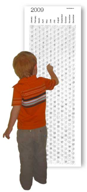 Bubblewrap Calendar