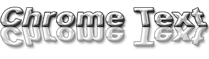 Chrome Text Effect