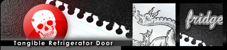 Tangible Refrigerator Door