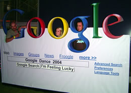 Invading Google Dance 2004...