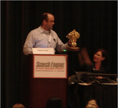 SES search ad panel - microsoft trophy