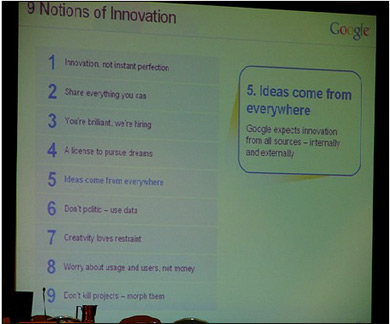 SES search ad panel google notions of innovation