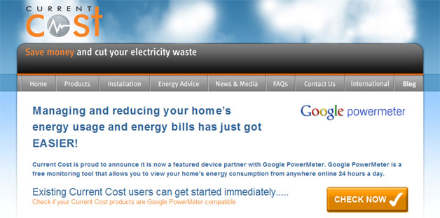 Google Partners With Biggest Energy Monitor Manufacturer GooglePowerMeterCurrentCost Google Partners With Biggest Energy Monitor Manufacturer
