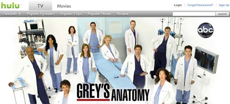 "Grey's Anatomy" on Hulu