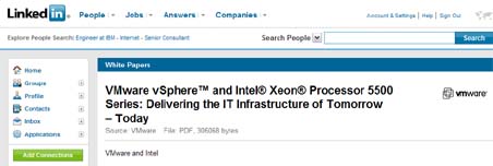 VMware White Paper On LinkedIn