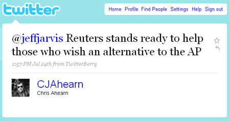 Ahearn's Tweet