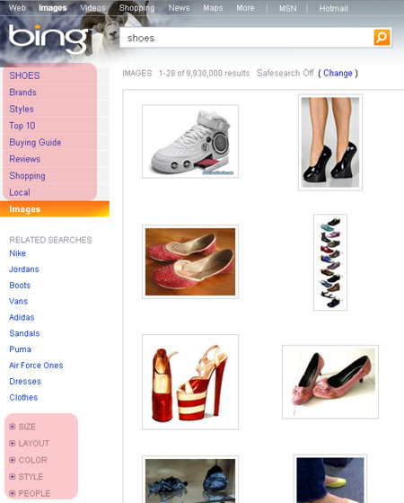 Bing Image Filters