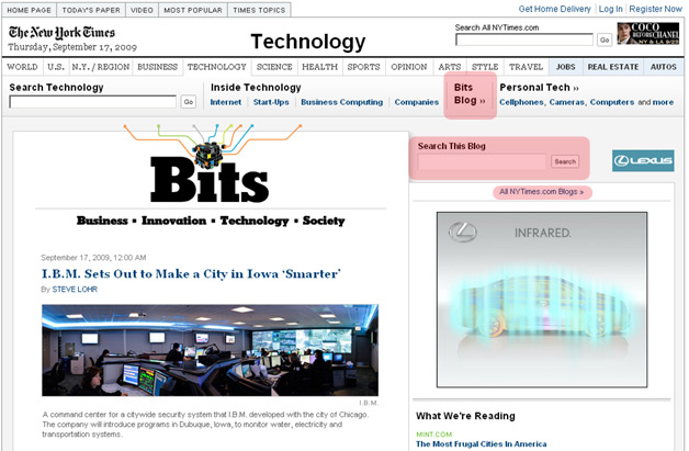 NYT Bits Blog