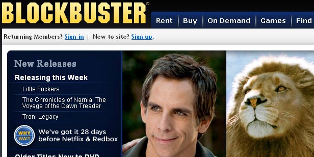 Blockbuster.com Breaks