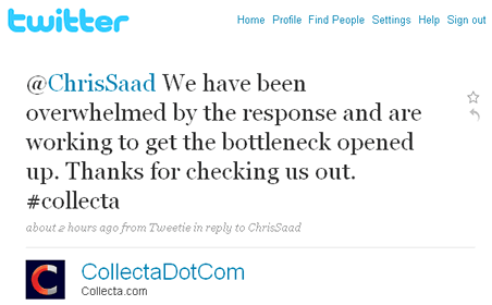 Collecta Tweet