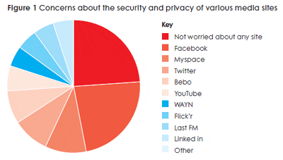 Concerns about the security and privacy of various media sites