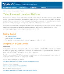 Yahoo Developer Network Yahoo Developer Network