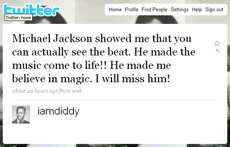 Diddy Tweet