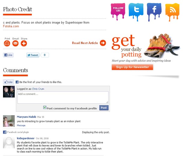 eHow Redesign From Demand Media Comes with Facebook Comments system