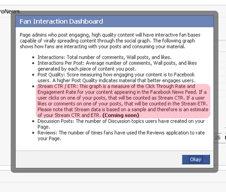 Facebook Fan Interaction Dashboard Facebook Fan Interaction Dashboard