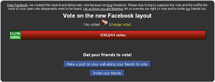 Facebook Vote