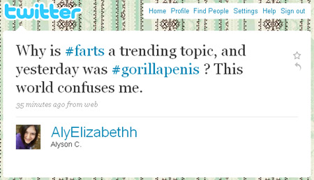 Farts a trending topic