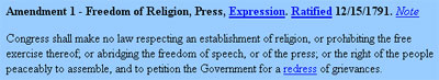 First Amendment