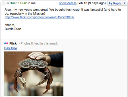 Flickr n Gmail