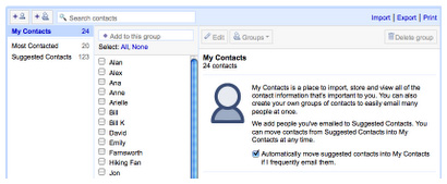 Google Contact Manager