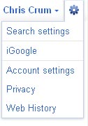 Google Navigation Bar - Where's the Social?