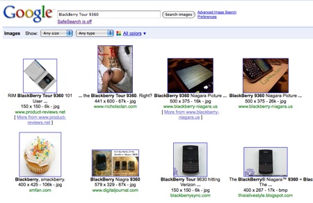 Google image search