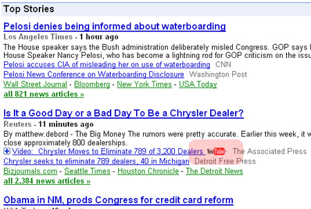 Google News YouTube Icons