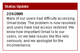 Gmail Status