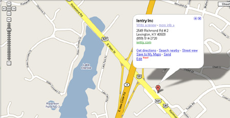 iEntry on Google Maps