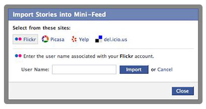 Facebook's Importing