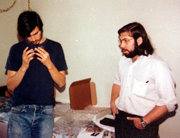 Steve Jobs and Steve Wozniak in the early days