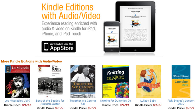 Kindle Audio and Video in Books