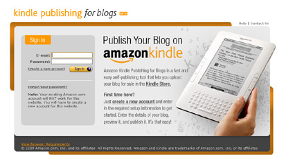 Amazon Kindle Blogs