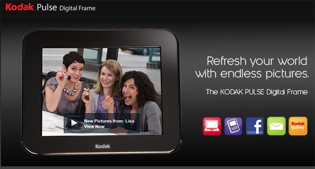 Kodak Pulse with Facebook integration