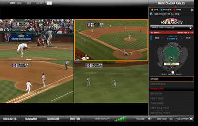 Major League Baseball, Online