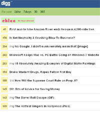 Digg Mobile - Will be improved